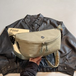 Универсальная сумка через плечо оливка (Ck)