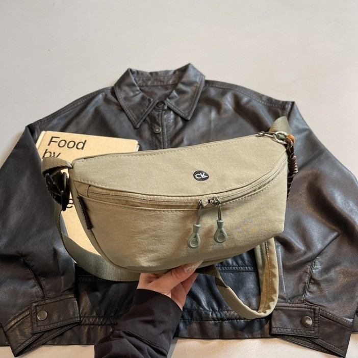 Универсальная сумка через плечо оливка (Ck)