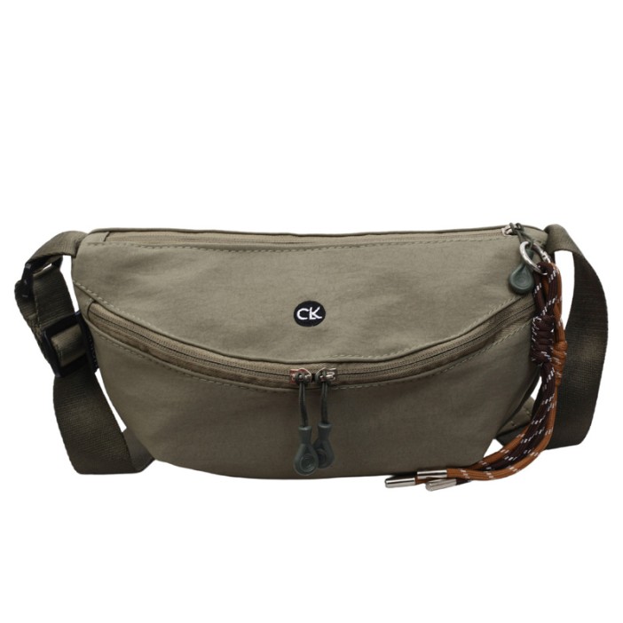Универсальная сумка через плечо оливка (Ck)