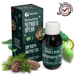 Бальзам Черного Ореха Нуксен Дигидрокверцетин Природный Антиоксидант (Фитэко) 100 мл