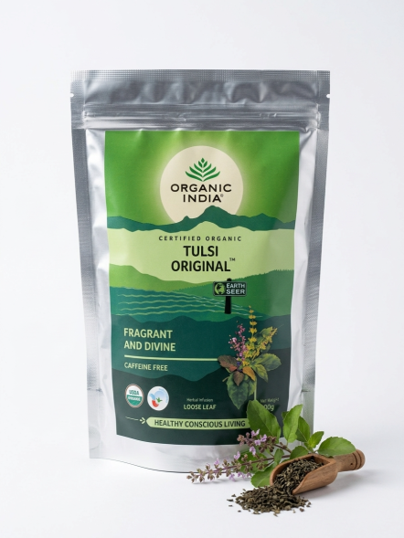 Чай Тулси Органик Индия пакет (Tulsi Original Organic India) 100 г