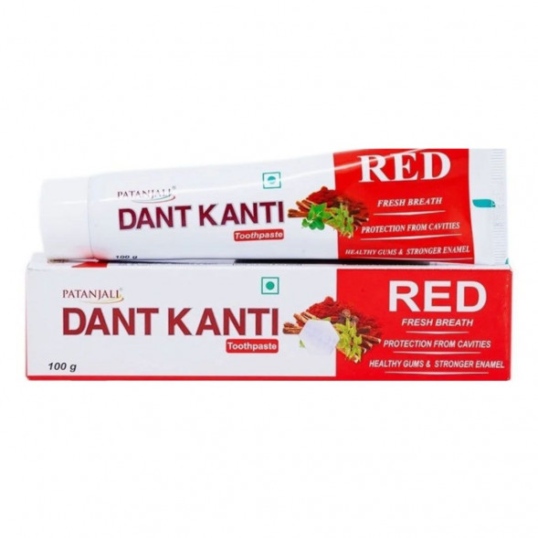 Зубная паста Дант Канти Ред Патанджали (Tooth paste Dant Kanti Red Patanjali) 100 г