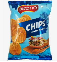 УЦЕНКА! Чипсы картофельные со специями СРОК ДО 09.2026 (Chips Chatak Masala Bikano) 60 г