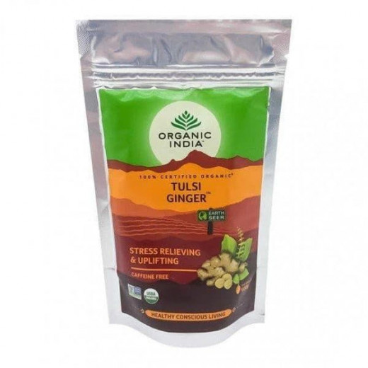 АКЦИЯ! Чай Тулси с Имбирем Органик Индия (Tulsi Ginger Organic India) 100 г — 