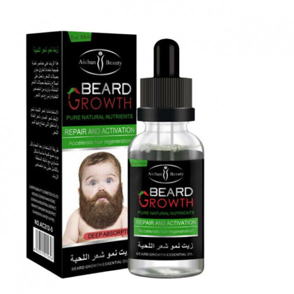 Масло-сыворотка для роста бороды Aichun Beauty (Beard Growth Oil Aichun Beauty) 30 мл