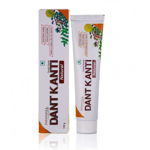 УЦЕНКА! Зубная паста Дант Канти Патанджали ПОМЯТА УПАКОВКА (Tooth paste Dant Kanti Patanjali) 100 г