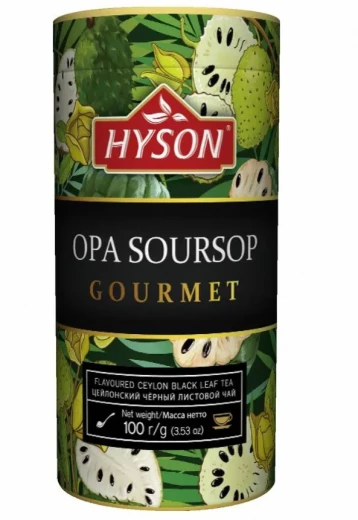 Чай цейлонский чёрный круглый (Ceylon black tea Soursoup Gourmet Hyson) 100 г — 