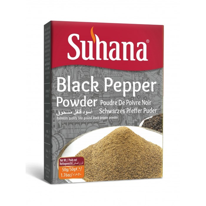 Перец черный молотый (Black Pepper powder Suhana) 50 г 