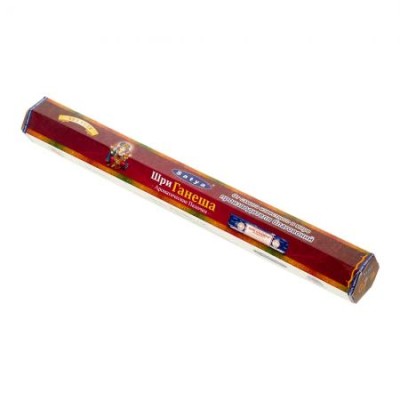 Благовония без угля Шри Ганеш шестигранник Сатья (Shree Ganesh Charcoal free Satya) 20 шт