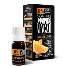 Эфирное натуральное масло Апельсин Крымские масла (Citrus Aurantium Dulcis Oil) 5 мл