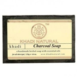Мыло Древесный Уголь Кхади (Charcoal soap Khadi) 125г