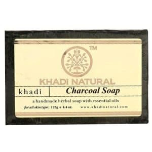 Мыло Древесный Уголь Кхади (Charcoal soap Khadi) 125г