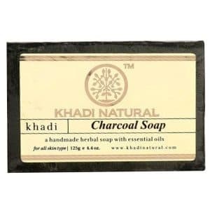 Мыло Древесный Уголь Кхади (Charcoal soap Khadi) 125г