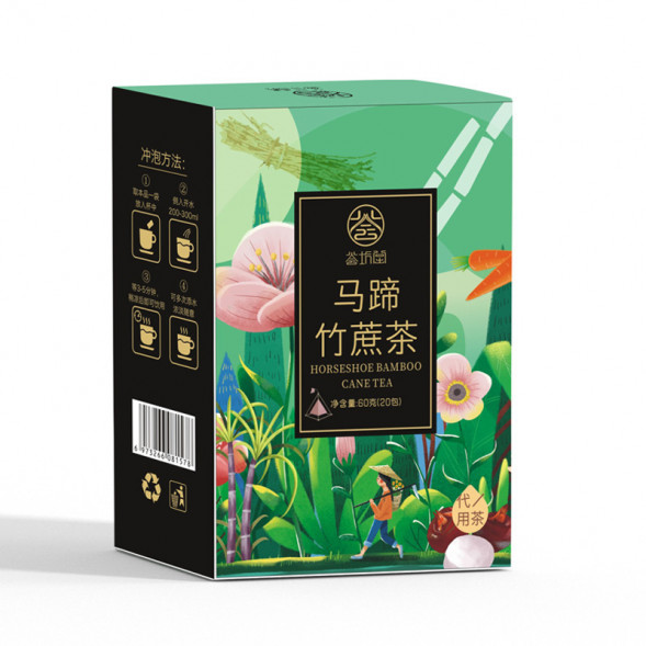 Чай из бамбукового тростника (Chinese tea Horseshoe Bamboo Cane) 20 пакетиков по 3 г