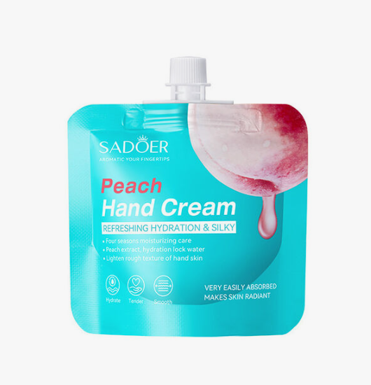 Крем для рук увлажняющий Персик (Hand cream Peach Sadoer) 30 г