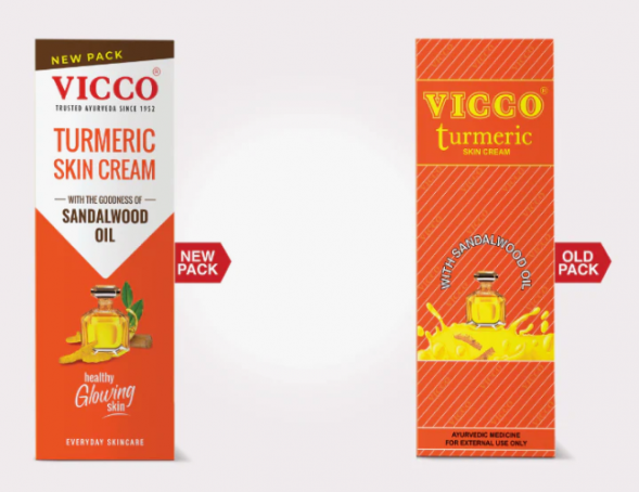 Крем с куркумой и маслом сандала Викко (Turmeric Sandal Oil Cream Vicco) 15 г