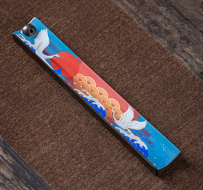 Подставка для благовоний керамическая Волна 22,5 см