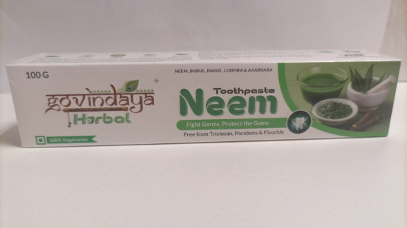 Зубная паста Ним Говиндая (Neem toothpaste Govindaya) 100 г
