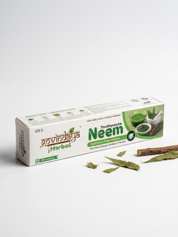 Зубная паста Ним Говиндая (Neem toothpaste Govindaya) 100 г