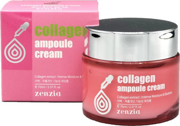 Крем с коллагеном для лица ампульный (Ampoule Cream Collagen Zenzia) 70 мл