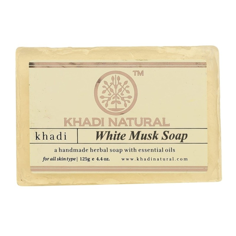 Мыло Белый Мускус Кхади (Khadi White Musk soap) 125г