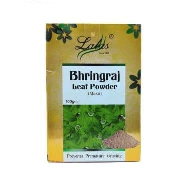 Брингарадж травяная маска-убтан для волос (Lalas Bhringraj leaf Powder) 100 г