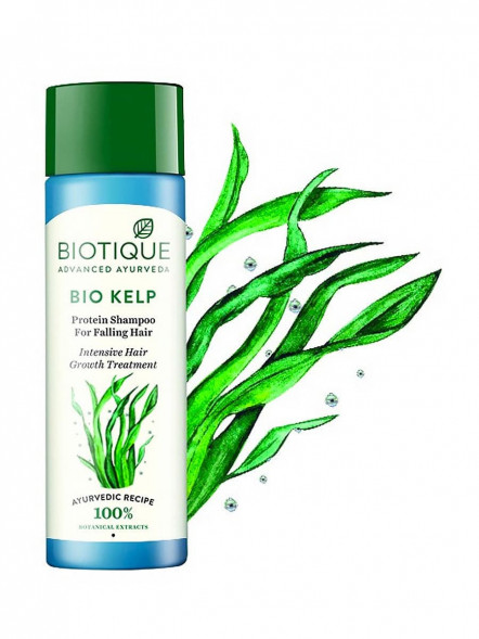 Шампунь против выпадения волос Водоросли Биотик (Bio Kelp Protein Shampoo for Falling Hair Biotique) 120 мл