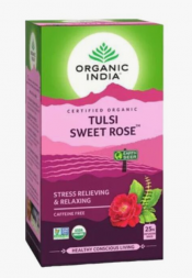 Чай Тулси Сладкая Роза Органик Индия (Tulsi Sweet Rose Organic India) 25 пакетиков