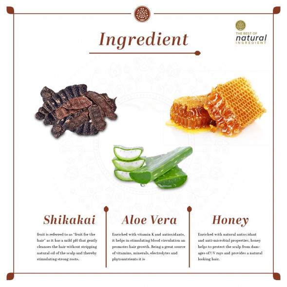 Кондиционер Шикакай и Мед без Слс и Парабенов Кхади (Hair Conditioner Khadi Shikakai &amp;amp; Honey Sls Paraben Free Khadi Natural) 210 мл