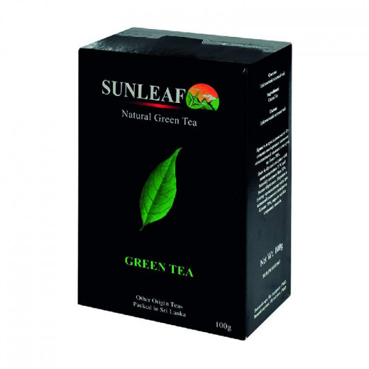 Чай цейлонский зеленый крупнолистовой (Ceylon Green Tea Sunleaf) 100 г — 