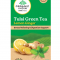 Чай Тулси, зеленый чай, лимон и имбирь Органик Индия (Tulsi Green Tea Lemon and Ginger Organic India) 25 пакетиков