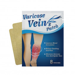 Пластырь от варикозного расширения вен, снимает отек и боль (Varicose Veins Patch) 8 шт
