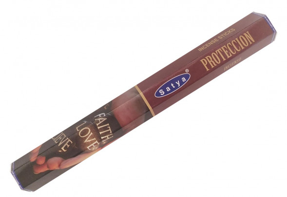 Благовония без угля Защита шестигранник Сатья (Protection Charcoal free Satya) 20 шт