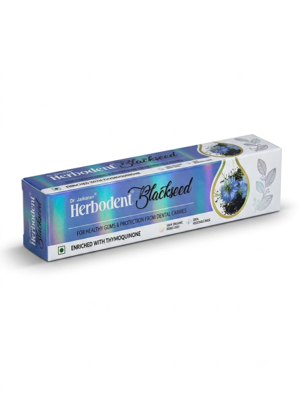 Зубная паста без фтора с черным тмином без парабенов Хербодент (Blackseed Toothpaste Herbodent) 100 г