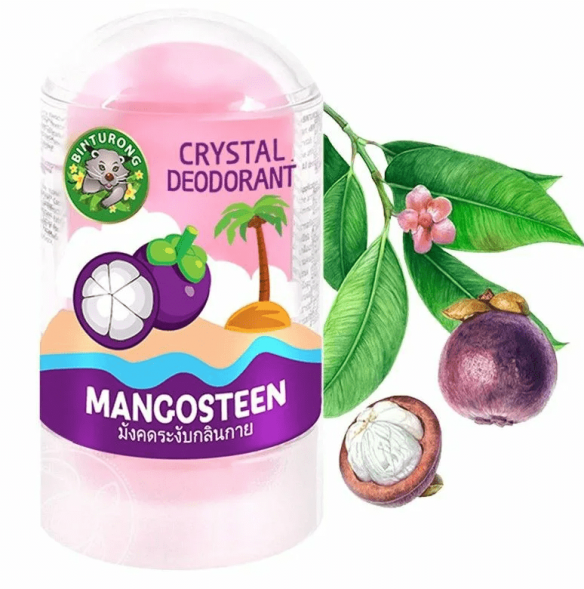 УЦЕНКА! Кристаллический дезодорант Мангостин СРОК ДО 11.2025 (Binturong Crystal Deodorant Mangosteen) 60 г