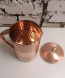 Медный кувшин ручная работа Чанда (Luxury Copper Jug BRASS NOVE HALF HAMMERED LACKER COTTED  Chanda) 1000 мл