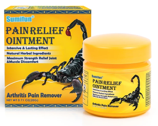 Мазь обезболивающая для суставов и мышц с ядом скорпиона (Pain Relief Ointment Sumifun) 20 г