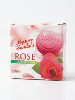 Мыло с розой сандаловое Майсор (Mysore Sandal's Rose Luxury Bath Soap Karnataka) 150 г