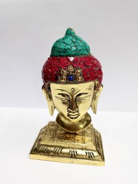 Статуэтка Будда металлическая 10 х 8 х 4 см