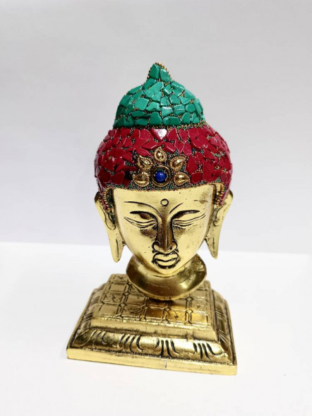 Статуэтка Будда металлическая 10 х 8 х 4 см