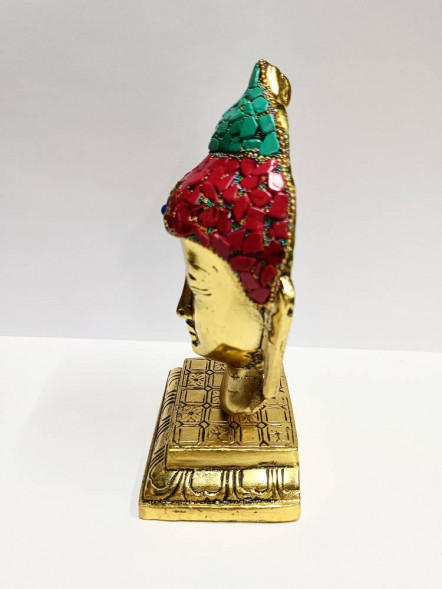 Статуэтка Будда металлическая 10 х 8 х 4 см