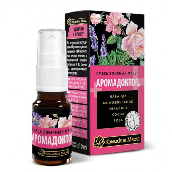 Смесь эфирных масел Аромадоктор плюс (Крымские масла) 10 мл