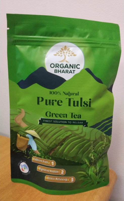 Чай Тулси Зеленый чай (Pure Tulsi Green Tea Organic Bharat) 100 г