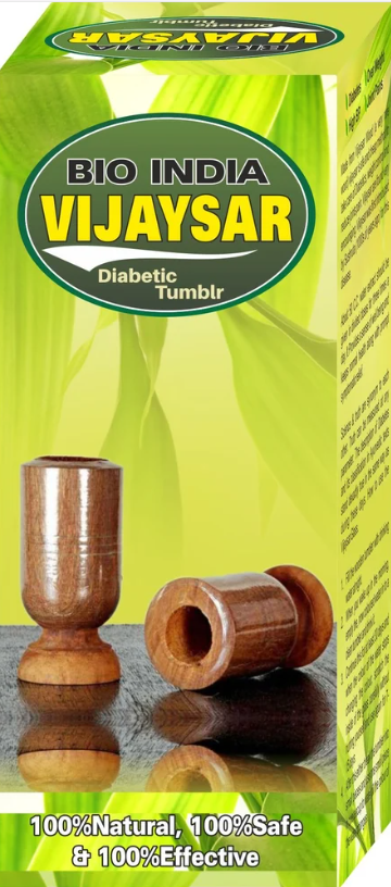 Виджайсар диабетический стакан Био Индия (Vijaysar diabetic Tumbler Bio ...