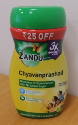 Чаванпраш без сахара Занду (Chyavanprashad with no added sugar Zandu) 450 г