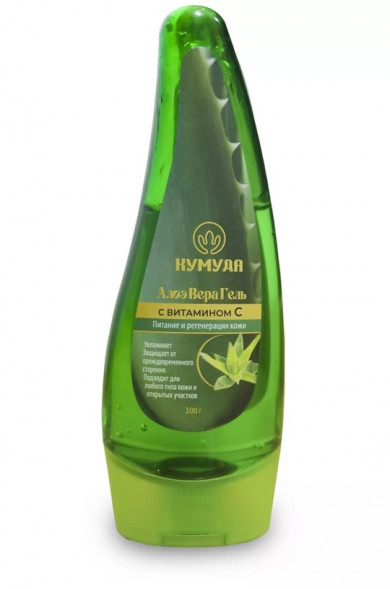 Гель Алоэ Вера с витамином С для тела Кумуда (Aloe Vera Gel Kumuda) 100 г