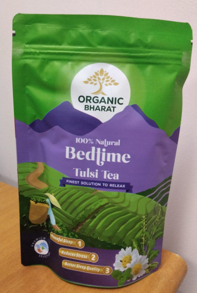 Чай Тулси Для сна без кофеина (Tulsi Tea Bedtime Organic Bharat) 100 г