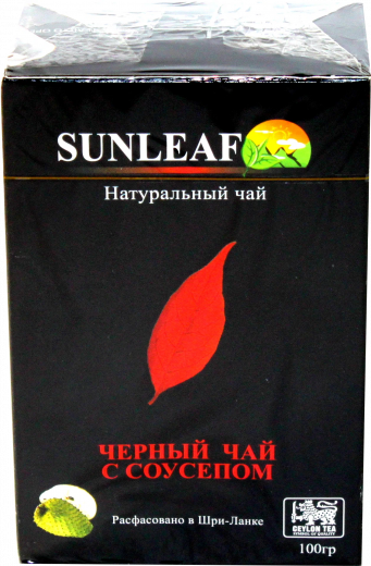 Чай цейлонский черный с натуральными кусочками саусепа (Ceylon black tea Soursop Sunleaf) 100 г — 