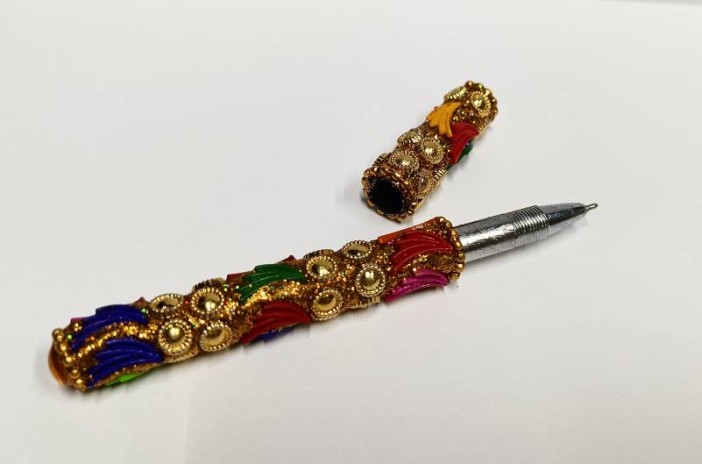 Подарочная ручка, синие чернила 12,5 см