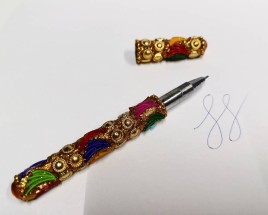 Подарочная ручка, синие чернила 12,5 см